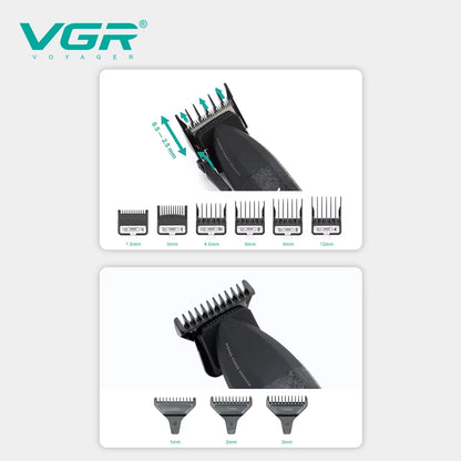Hair Trimmer Professional Hair Clippers Adjustable Hair Cutting Machine 9000 RPM Cordless Clippers and Trimmers Set V-640 S3