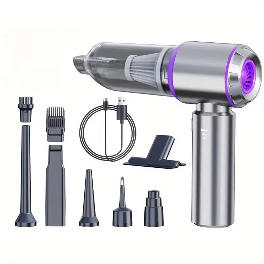 Portable Handheld Vacuum 30000Pa Cordless Car Vacuum Cleaner with Brushless Motor 4 in 1 for Keyboard, Home, Pet and Car