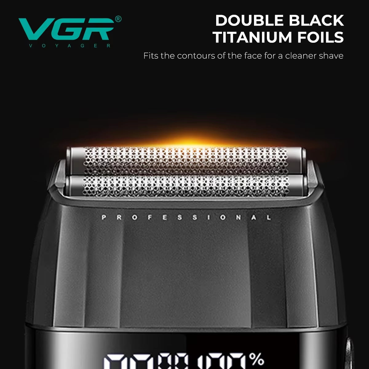 Hair Trimmer Professional Hair Clippers Adjustable Hair Cutting Machine 9000 RPM Cordless Clippers and Trimmers Set V-640 S3